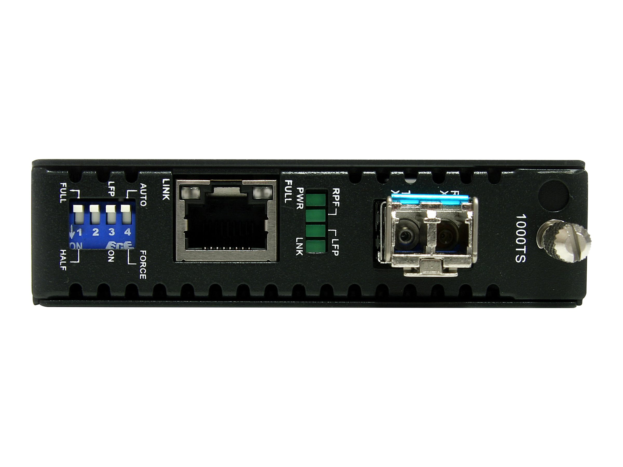 StarTech.com Gigabit Ethernet Single Mode LWL / Glasfaser LC Medienkonverter 40 km