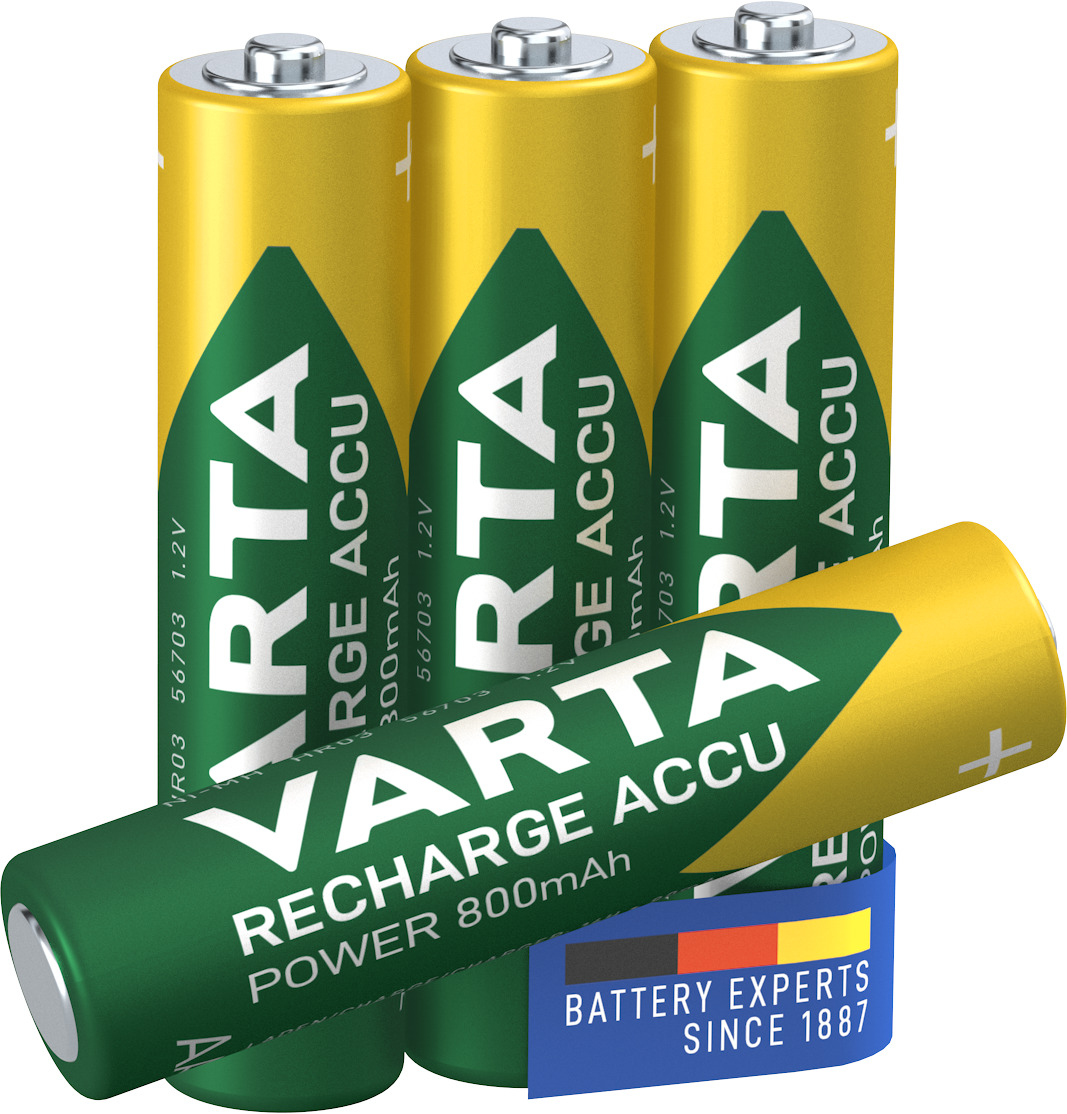 Varta Rechargable Accu - Batterie 4 x AAA - NiMH - (wiederaufladbar)