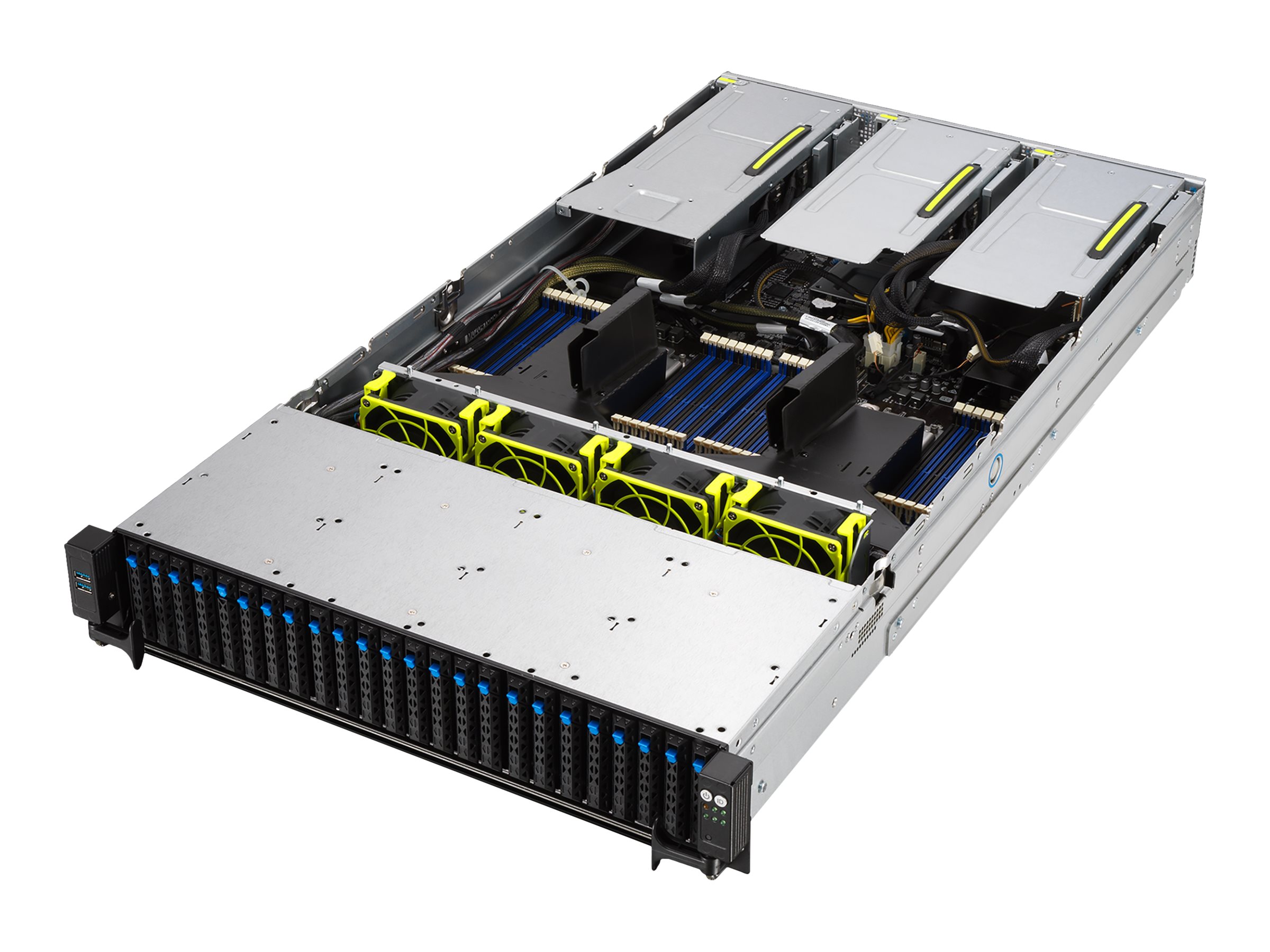 ASUS RS720A-E11-RS24U - Server - Rack-Montage - 2U - zweiweg - keine CPU - RAM 0 GB - SATA - Hot-Swap 6.4 cm (2.5")