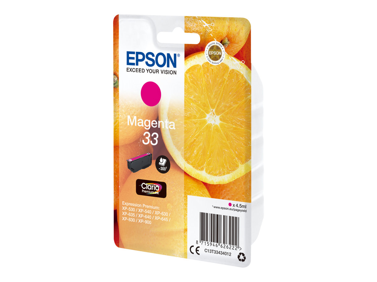 Epson 33 - 4.5 ml - Magenta - Original - Blisterverpackung