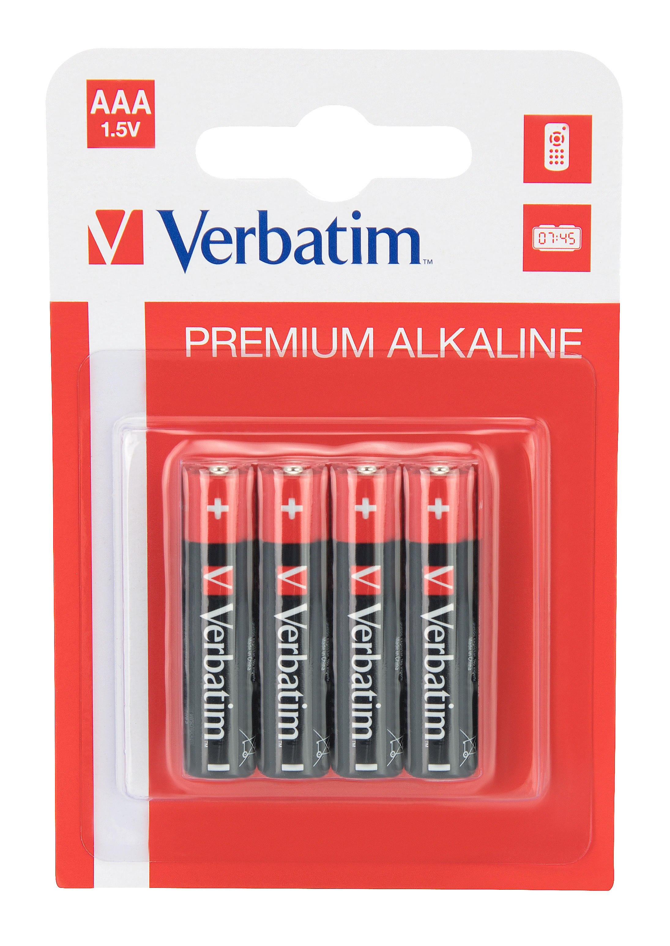 Verbatim Batterie 4 x AAA - Alkalisch
