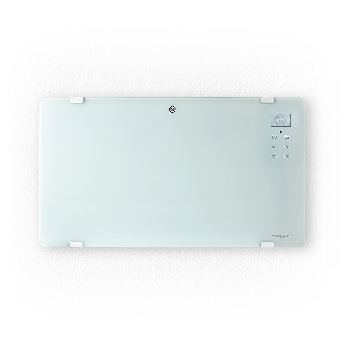 Nedis WLAN-Smart-Konvektionsheizgerät| Thermostat| Glas-Frontplatte| 2000 W|