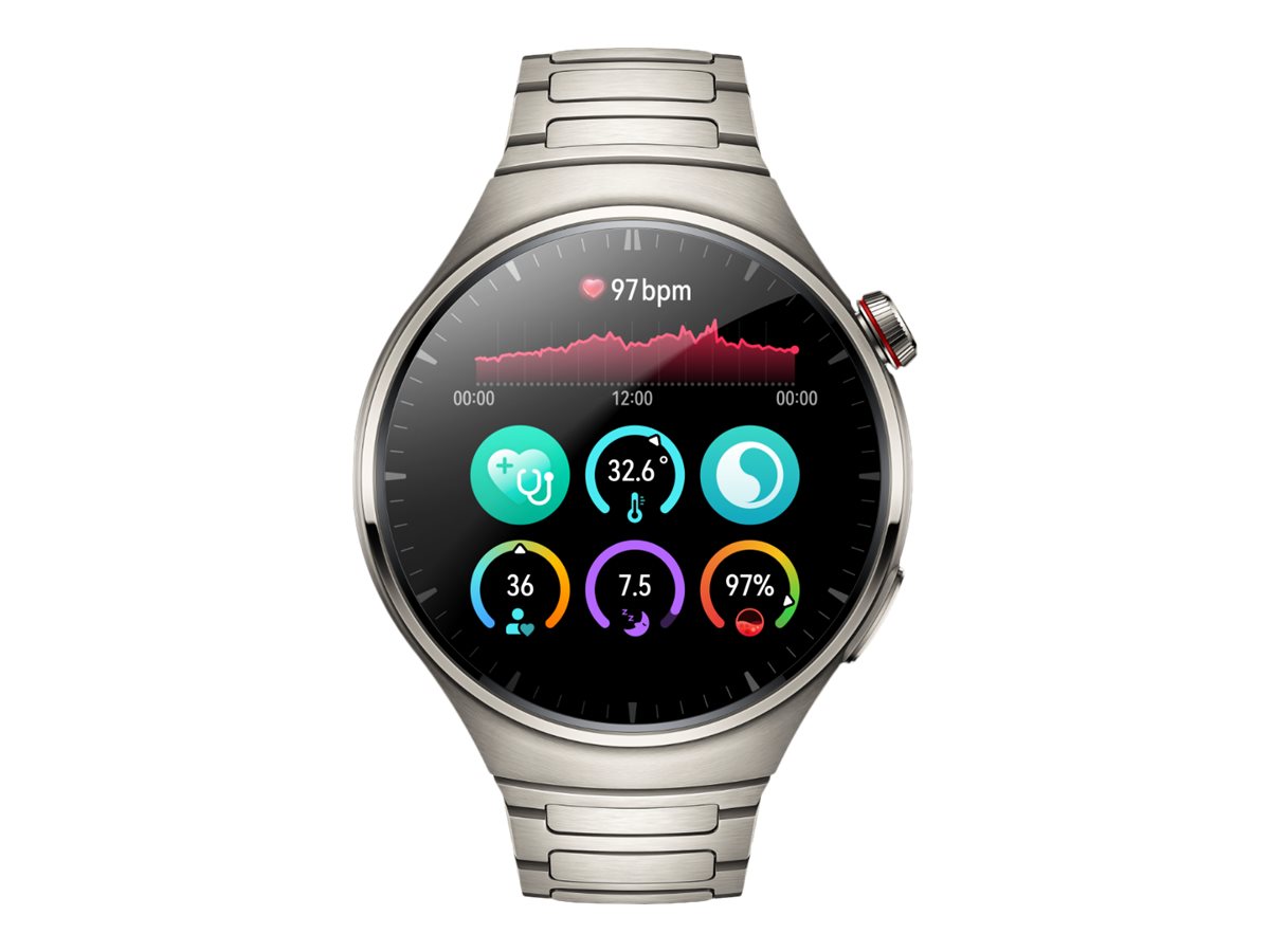 Huawei Watch 4 Pro - Intelligente Uhr mit Riemen - Handgelenkgröße: 140-210 mm - Anzeige 3.8 cm (1.5")