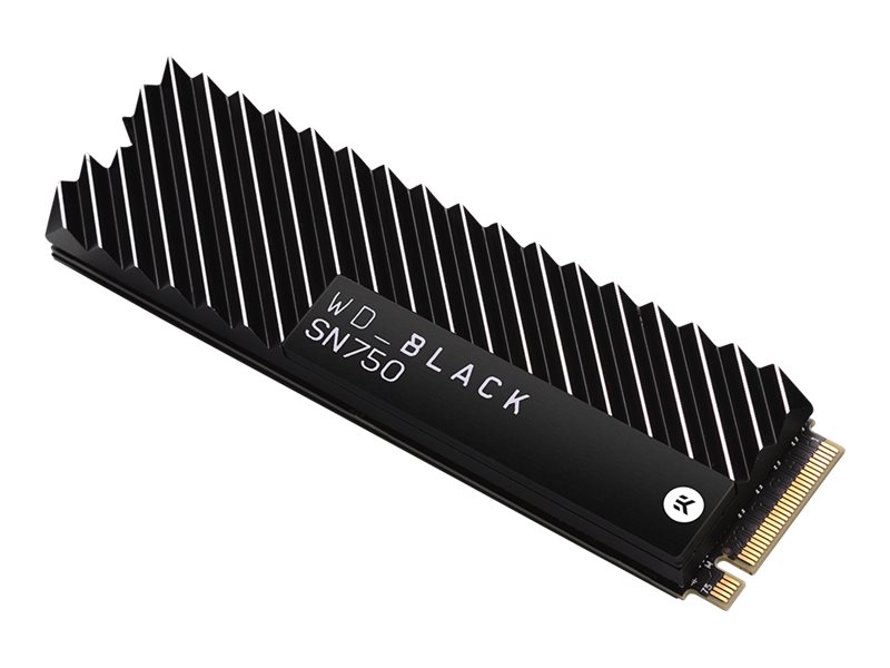 WD Black SN750 NVMe SSD WDS200T3X0C-00SJG0 - SSD - 2 TB - intern - M.2 2280 - PCIe 3.0 x4 (NVMe)