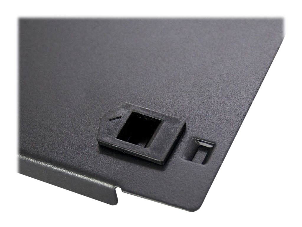 Inter-Tech Blindplatte - Schwarz, RAL 9005 - 4U - 48.3 cm (19")