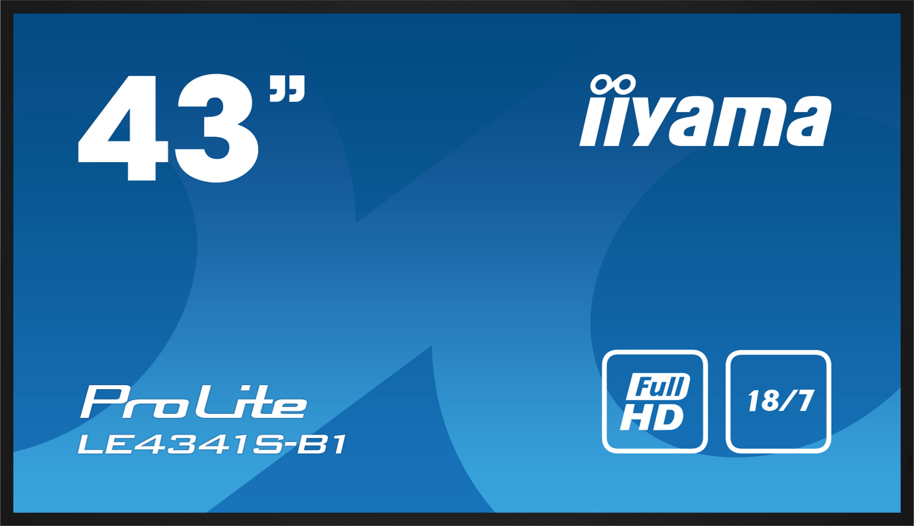 Iiyama ProLite LE4341S-B1 - LCD-Monitor - 109.2 cm (43")