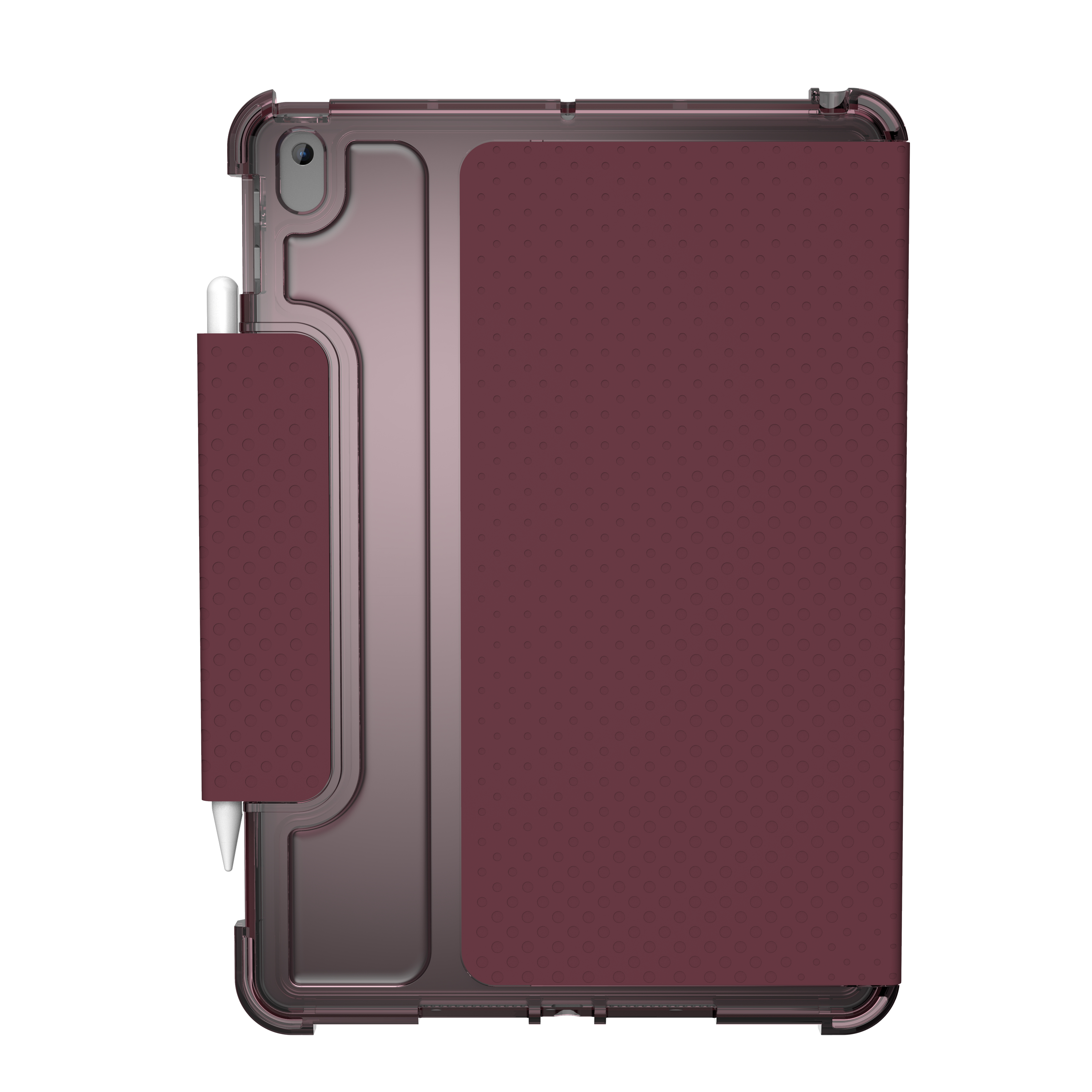 Urban Armor Gear [U] Case for iPad 10.2-in (9/8/7 Gen, 2021/2020/2019) - Lucent Aubergine/Dusty Rose - Flip-Hülle für Tablet - Aubergine, Dusty Rose - 10.2" - für Apple 10.2-inch iPad (7. Generation, 8. Generation)