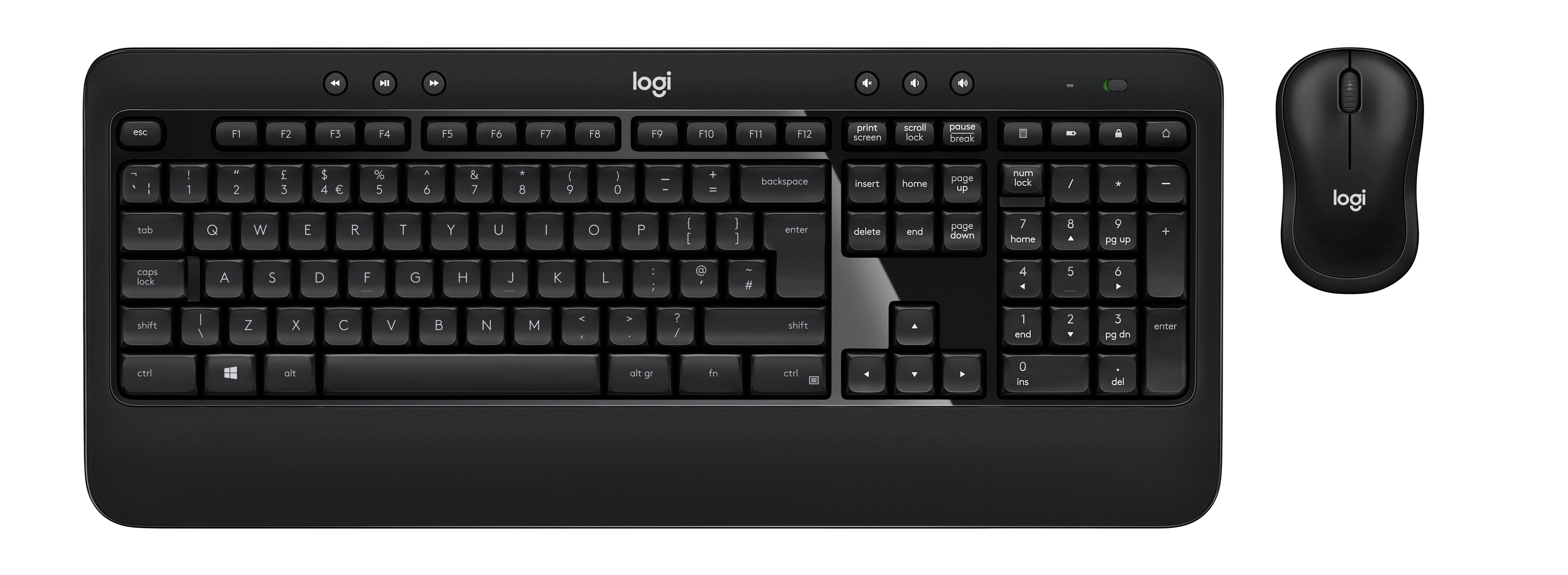 Logitech Advanced Combo - Tastatur-und-Maus-Set