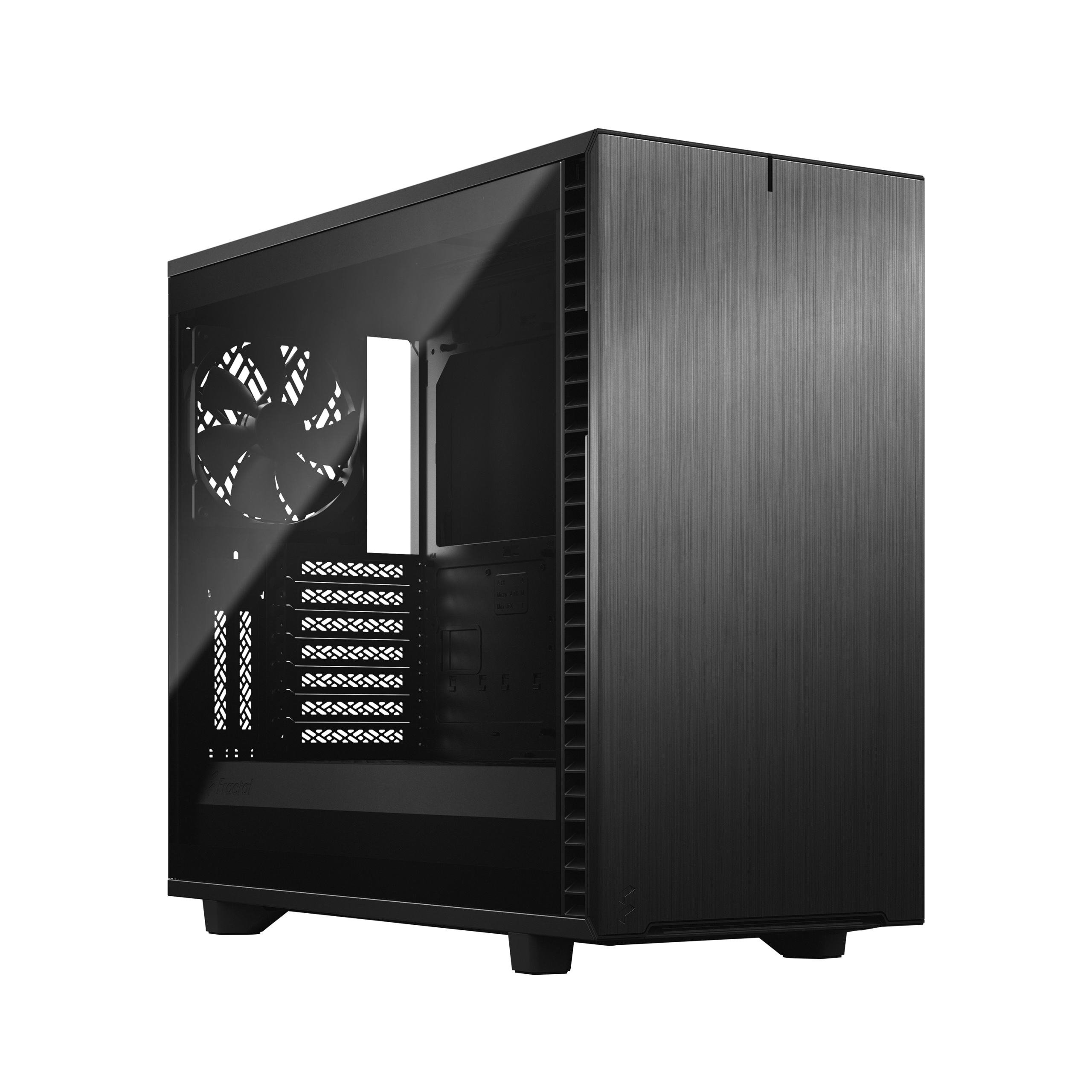 Fractal Design Define 7 - Tempered Glass Edition - Tower - Erweitertes ATX - Seitenteil mit Fenster (gehärtetes Glas)