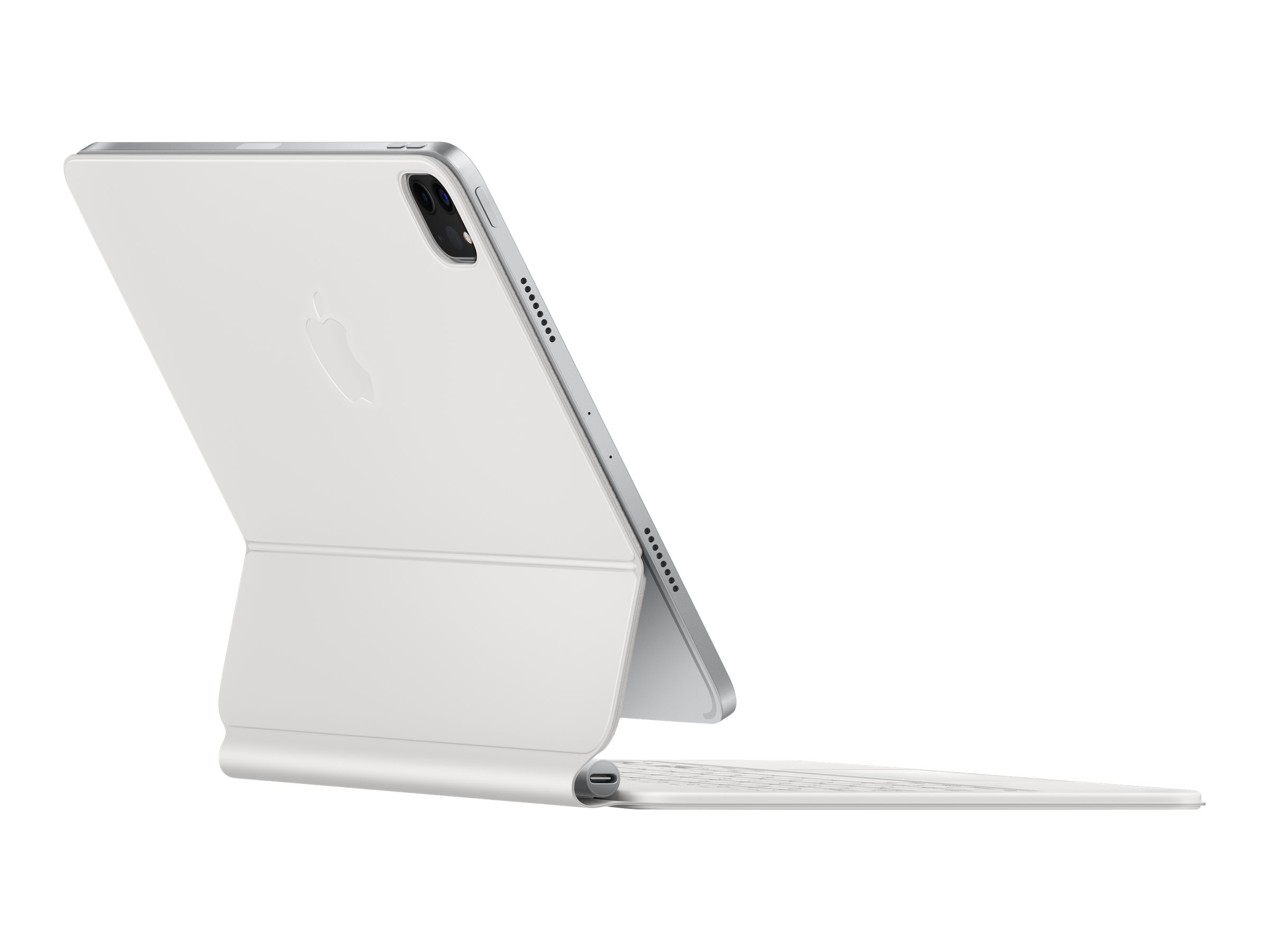 Apple Magic Keyboard - Tastatur und Foliohülle - mit Trackpad - hinterleuchtet - Apple Smart connector - Schwedisch - weiß - für 11-inch iPad Pro (1st generation, 2nd generation, 3rd generation)