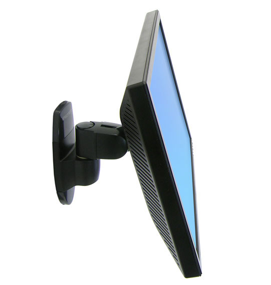 Ergotron 200 Series - Befestigungskit (Wandmontage) - für Monitor - Schwarz - Bildschirmgröße: bis zu 81,3 cm (bis zu 32 Zoll)