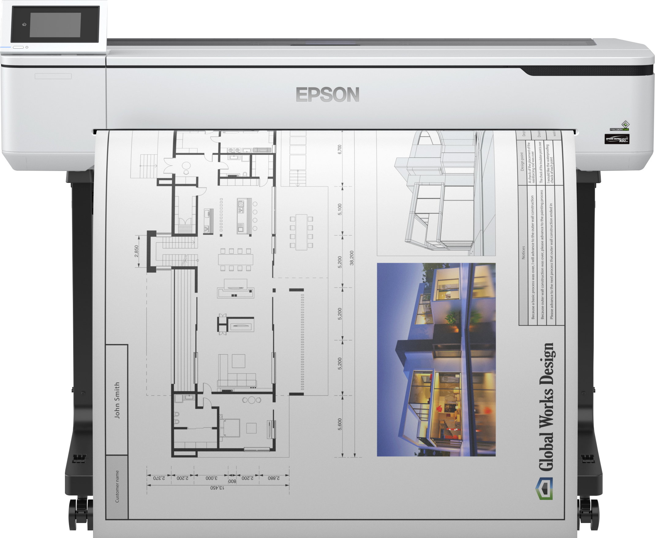 Epson SureColor SC-T5100 - 914 mm (36") Großformatdrucker - Farbe - Tintenstrahl - Rolle (91,4 cm)