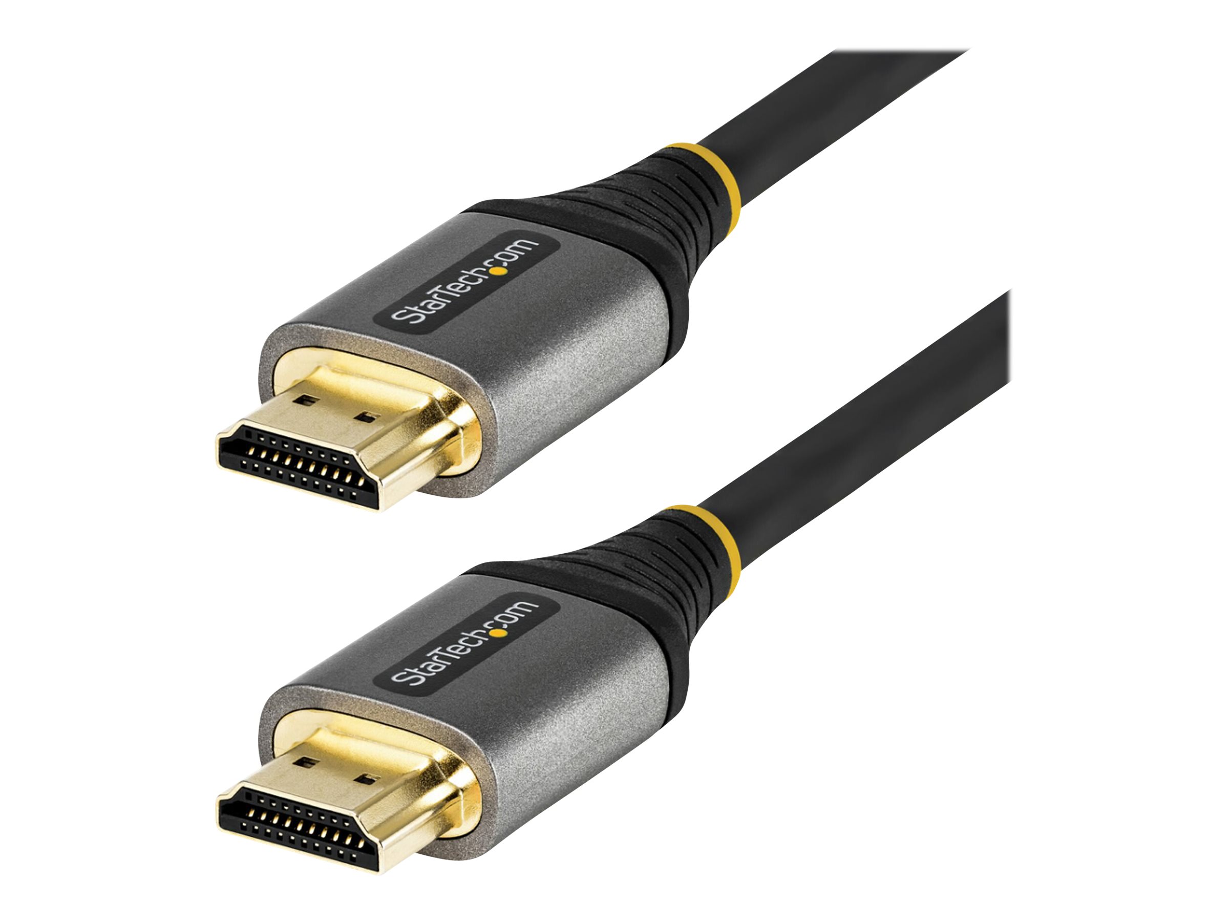 StarTech.com 13ft (4m) Premium Certified HDMI 2.0 Cable - High-Speed Ultra HD 4K 60Hz HDMI Cable with Ethernet - HDR10, ARC - UHD HDMI Video Cord - For UHD Monitors, TVs, Displays - M/M - Premium Highspeed - HDMI-Kabel mit Ethernet - HDMI männlich zu HDMI