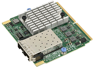 Supermicro AOC-S25G-i2S - Netzwerkadapter - PCIe 3.0 x8 Low-Profile