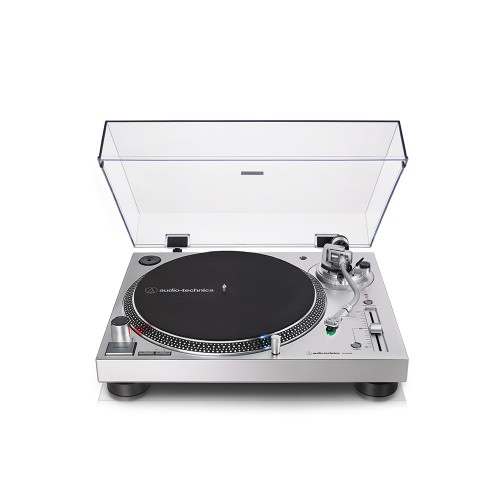 Audio-Technica AT-LP120X - Plattenspieler mit Direktantrieb - Manuell - Silber - Aluminium - 33 1/3,45,78 RPM - 33,45,78 RPM