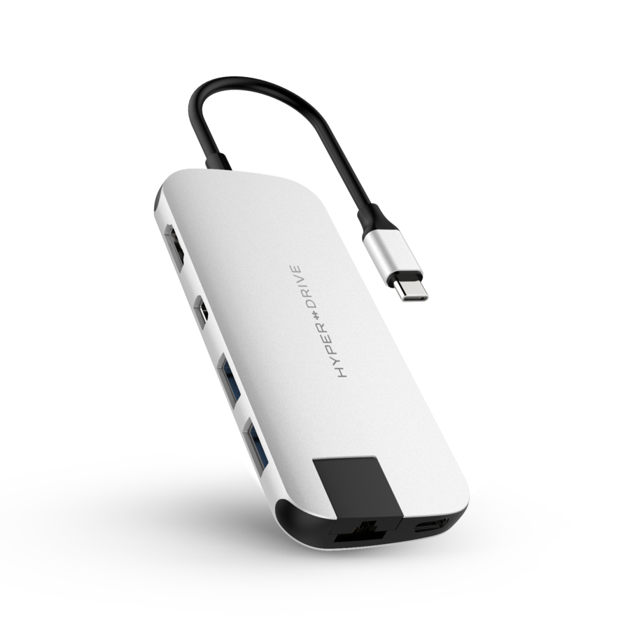 Targus HyperDrive Slim 8-in-1 Hub - Dockingstation - USB-C