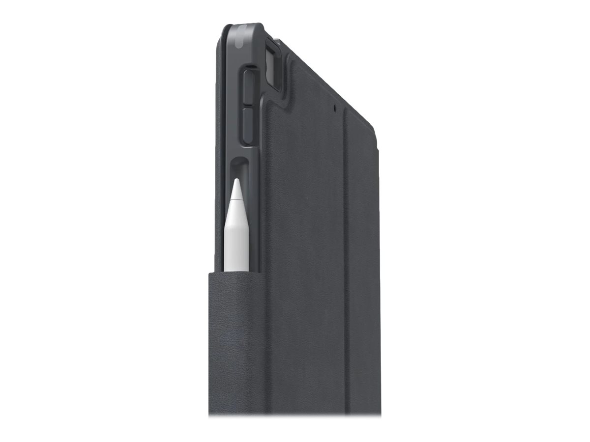 ZAGG Pro Keys - Tastatur und Foliohülle - hintergrundbeleuchtet - Bluetooth - QWERTZ - Deutsch - Schwarz/Grau Tastatur, Schwarz/Grau Gehäuse - für Apple 10.2-inch iPad (7. Generation, 8. Generation)