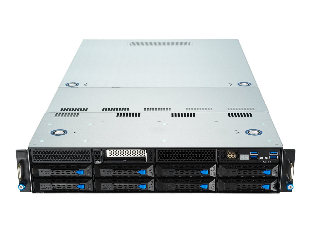 ASUS ESC4000A-E10 - Server - Rack-Montage - 2U - 1-Weg - keine CPU - RAM 0 GB - SATA - Hot-Swap 6.4 cm, 8.9 cm (2.5", 3.5")
