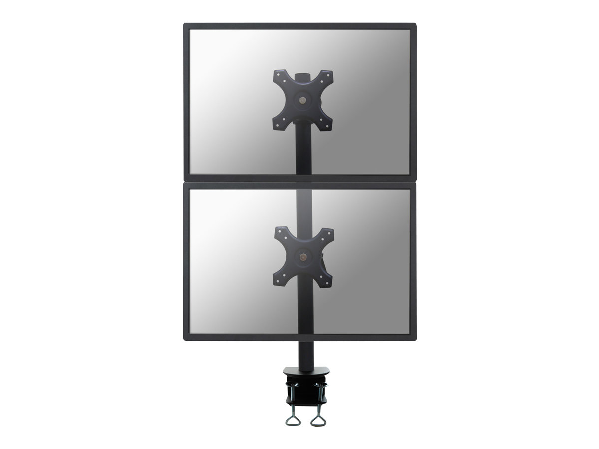 Neomounts FPMA-D700DV - Befestigungskit - full-motion - für 2 LCD-Displays - Schwarz - Bildschirmgröße: 25.4-69 cm (10"-27")