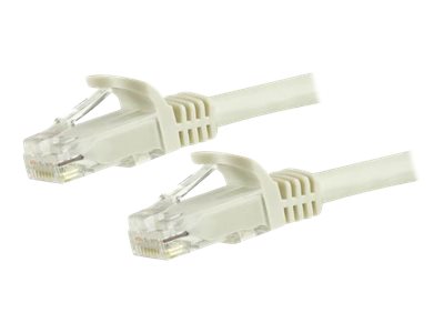 StarTech.com 0,5m Cat6 Snagless RJ45 Ethernet Netzwerkkabel - Weiß - 50cm Cat 6 UTP Kabel - Netzwerkkabel - RJ-45 (M)