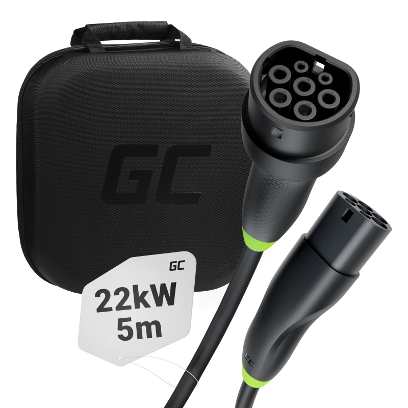 Green Cell Charger Cable for E-Vehicle 22 kW 5 m