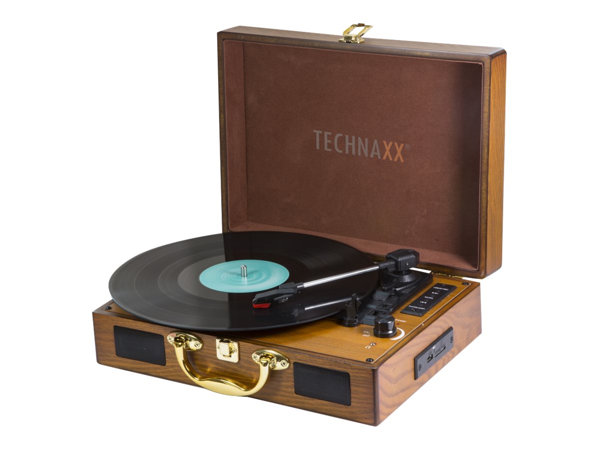 Technaxx TX-101 - Plattenspieler mit Digital-Recorder 1 Watt