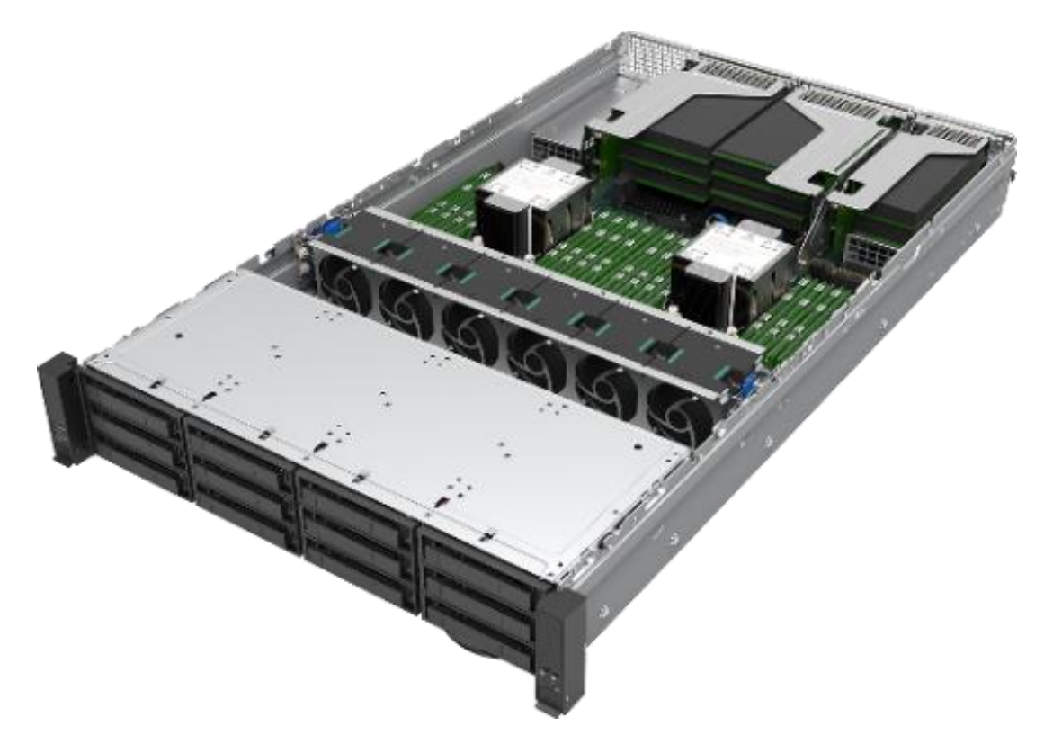 Intel Server System M50CYP2UR312 - Server - Rack-Montage - 2U - keine CPU - RAM 0 GB - SATA/SAS - Hot-Swap 8.9 cm (3.5")