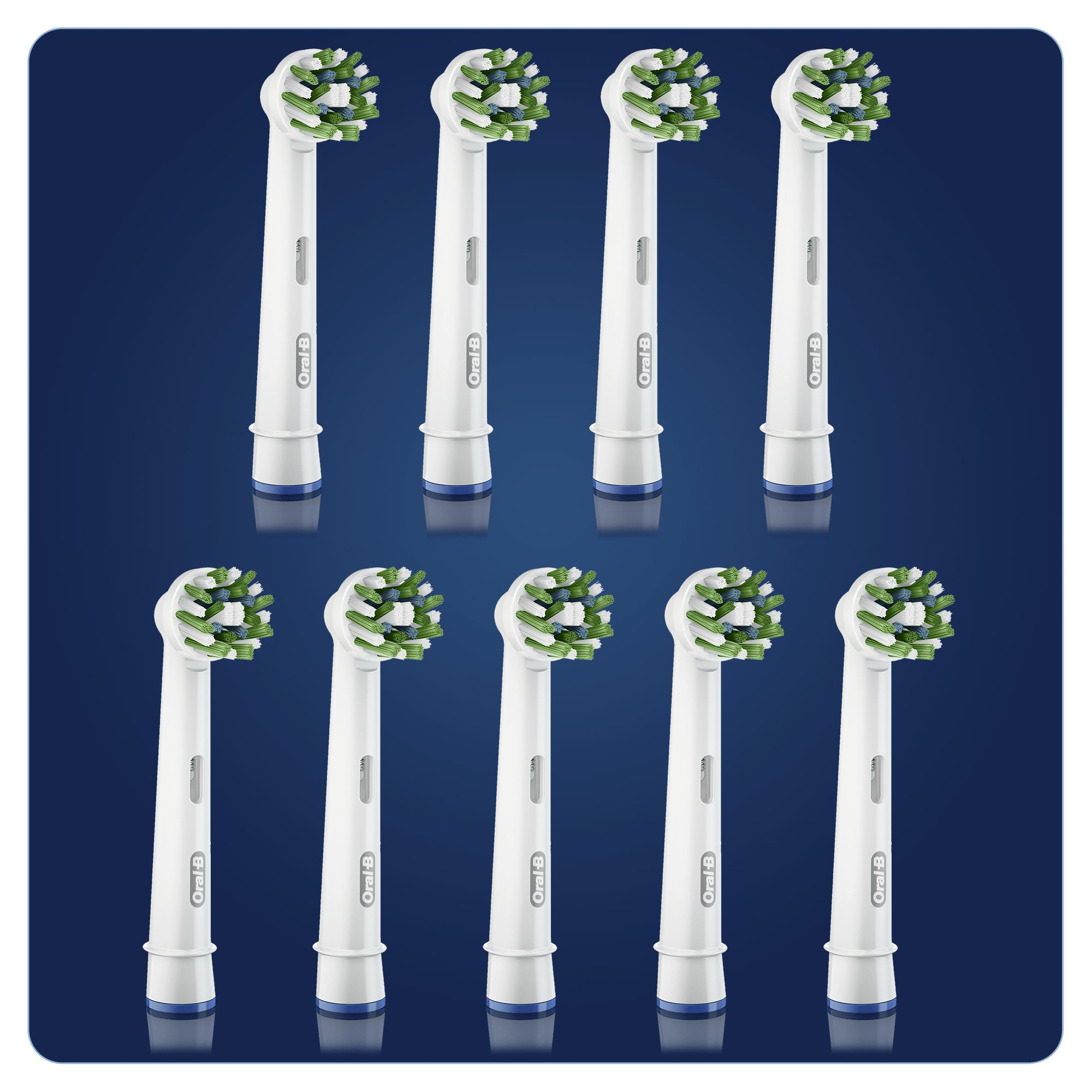 Oral-B CrossAction Toothbrush Head 9 pcs Cross Action 3+3+