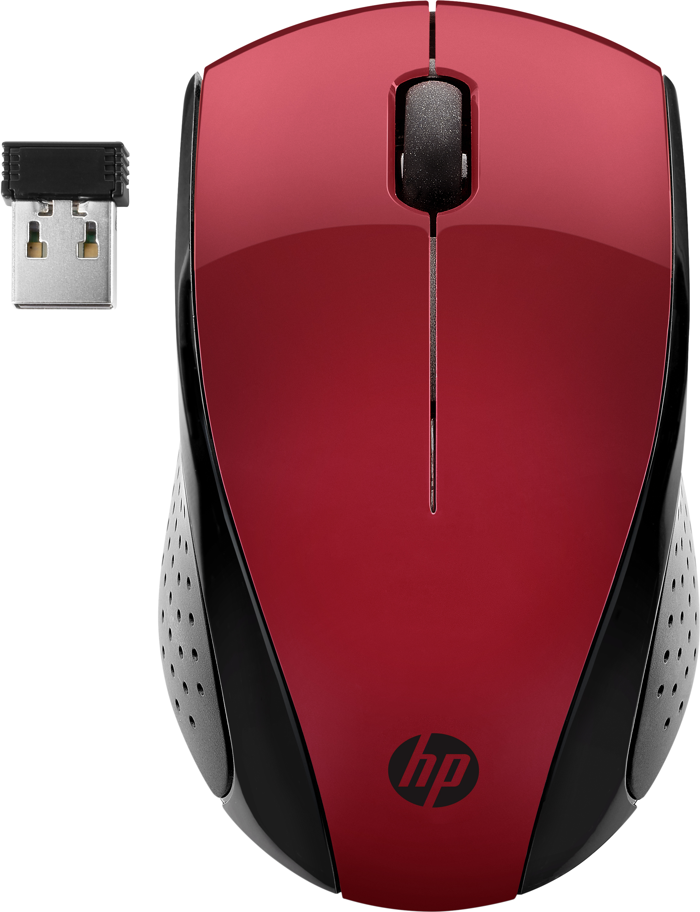 HP 220 - Maus - 3 Tasten - kabellos - 2.4 GHz - kabelloser Empfänger (USB)