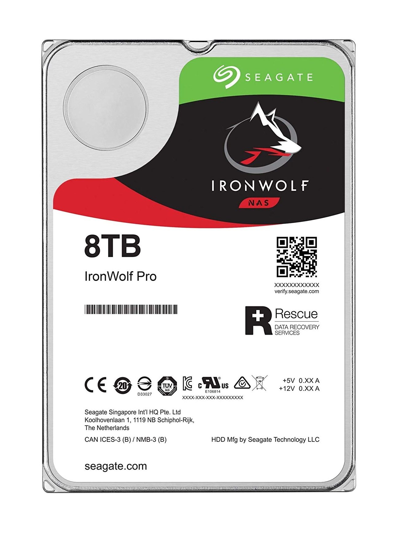 Seagate IronWolf Pro ST8000NE001 - Festplatte - 8 TB - intern - 3.5" (8.9 cm)