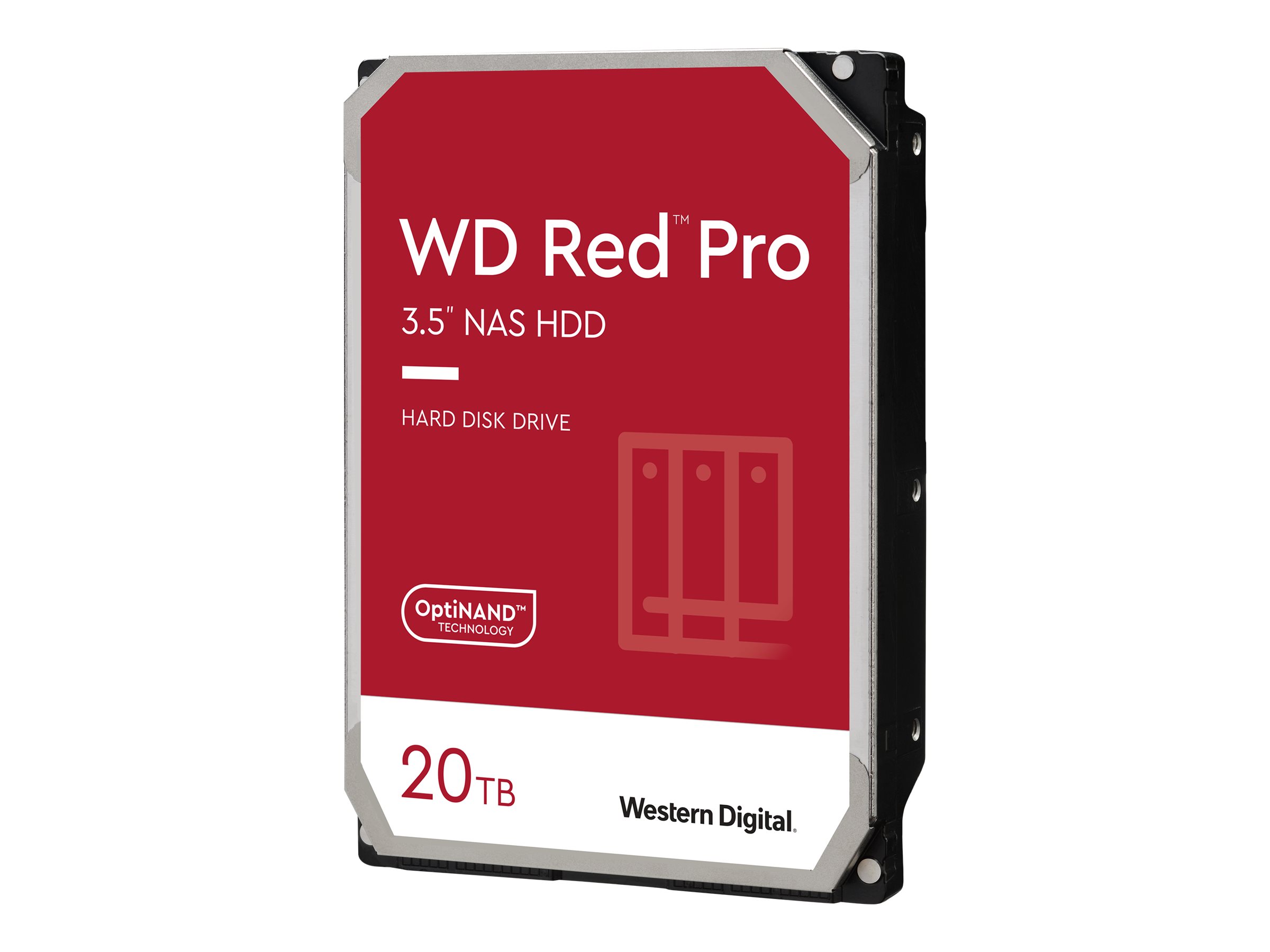 WD Red Pro WD201KFGX - Festplatte - 20 TB - intern - 3.5" (8.9 cm)