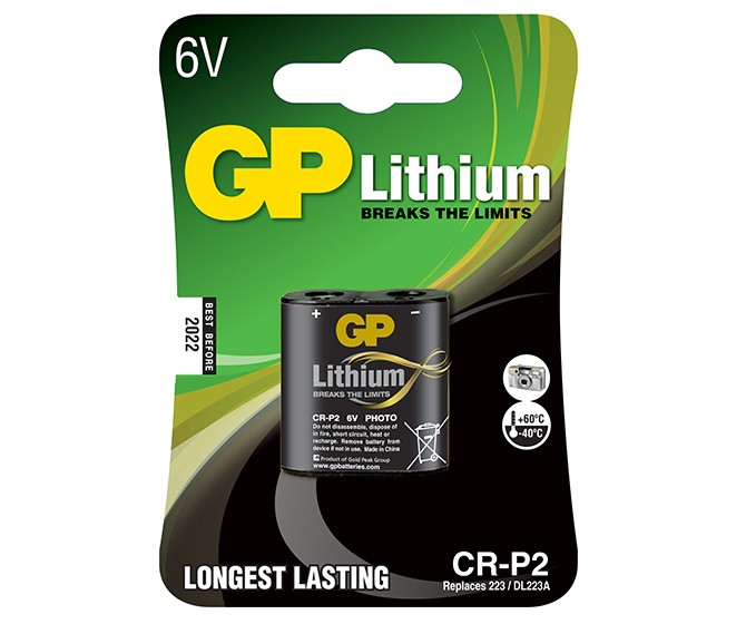GP Battery CR-P2 - 6 V - Lithium - 1 Stück(e)