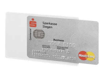Durable Schutzhülle für Kreditkarte - durchsichtig