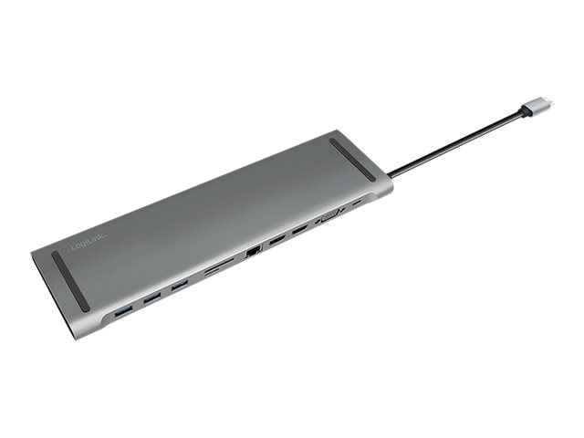 LogiLink Dockingstation - USB-C 3.2 Gen 1 - VGA, 2 x HDMI