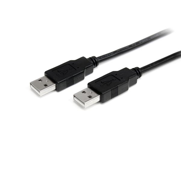 StarTech.com 1m USB 2.0 A auf A Kabel - USB Anschlusskabel Stecker/Stecker - Schwarz - USB-Kabel - USB (M)