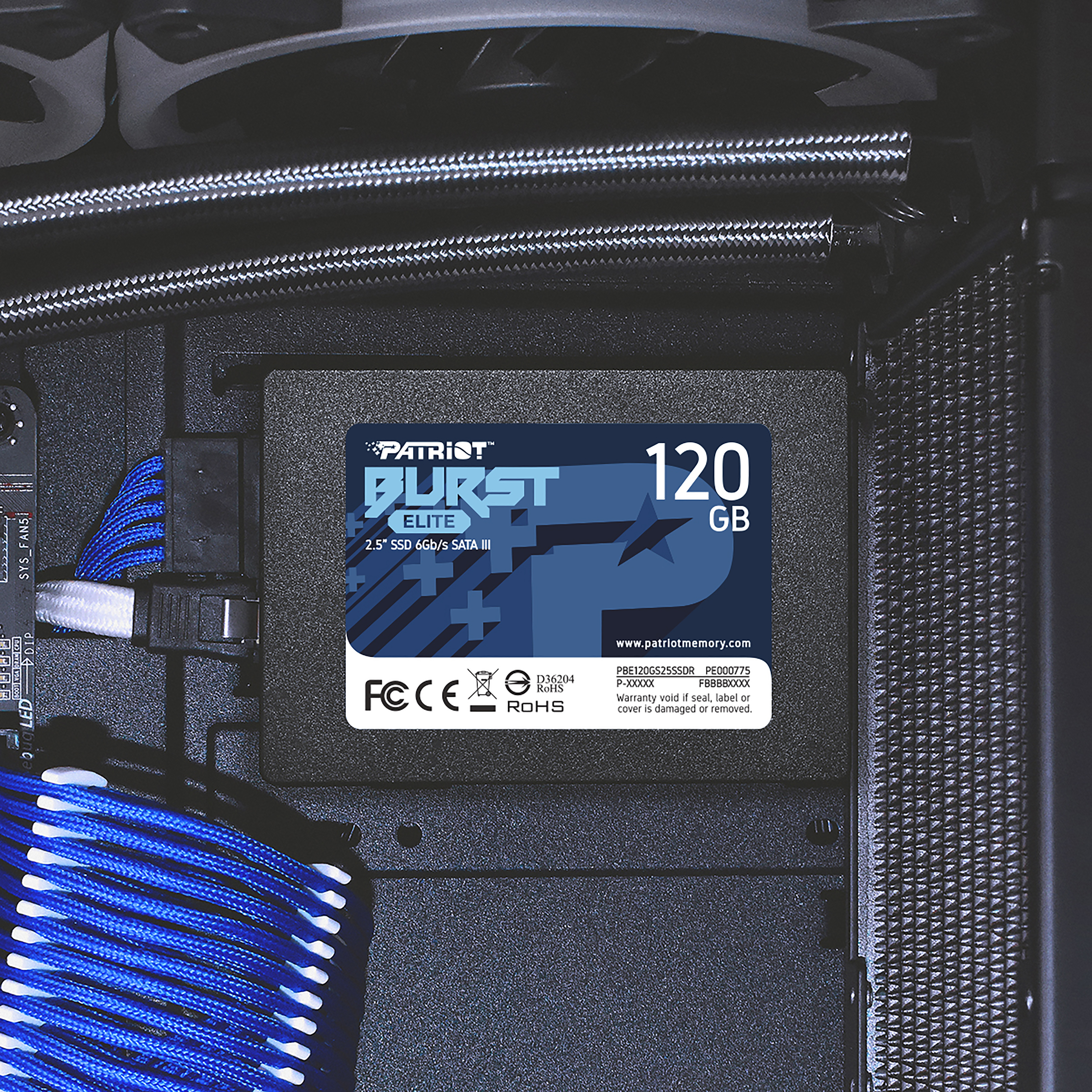 PATRIOT Burst Elite - SSD - 120 GB - intern - 2.5" (6.4 cm)