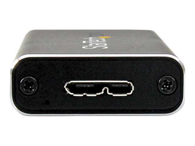 StarTech.com USB 3.1 (10Gbit/s) mSATA Festplattengehäuse - Aluminium - Speichergehäuse - mSATA, mSATA mini - SATA 6Gb/s / mSATA - 6 Gbit/s - USB 3.1 (Gen 2)
