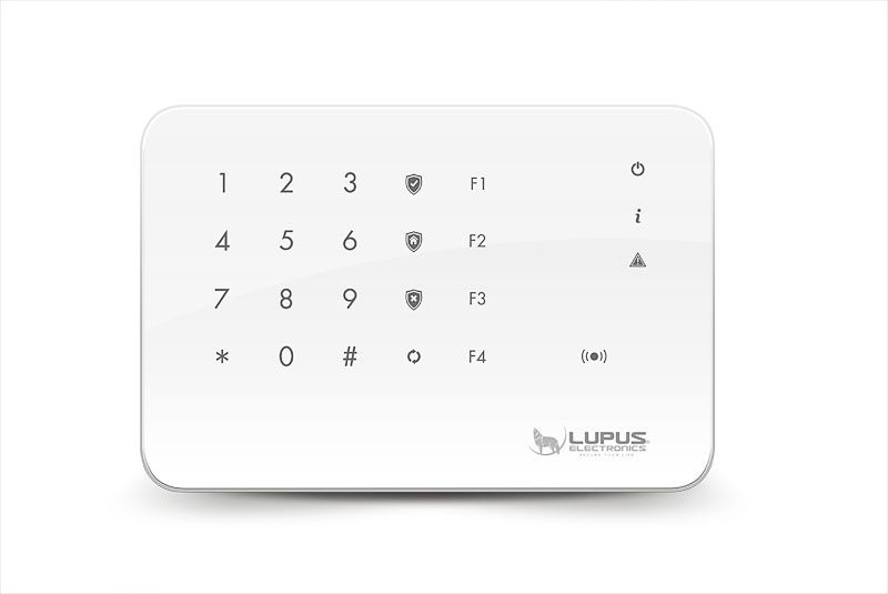 Lupus LUPUSEC V2 - Bedienfeld - kabellos - 868.6625