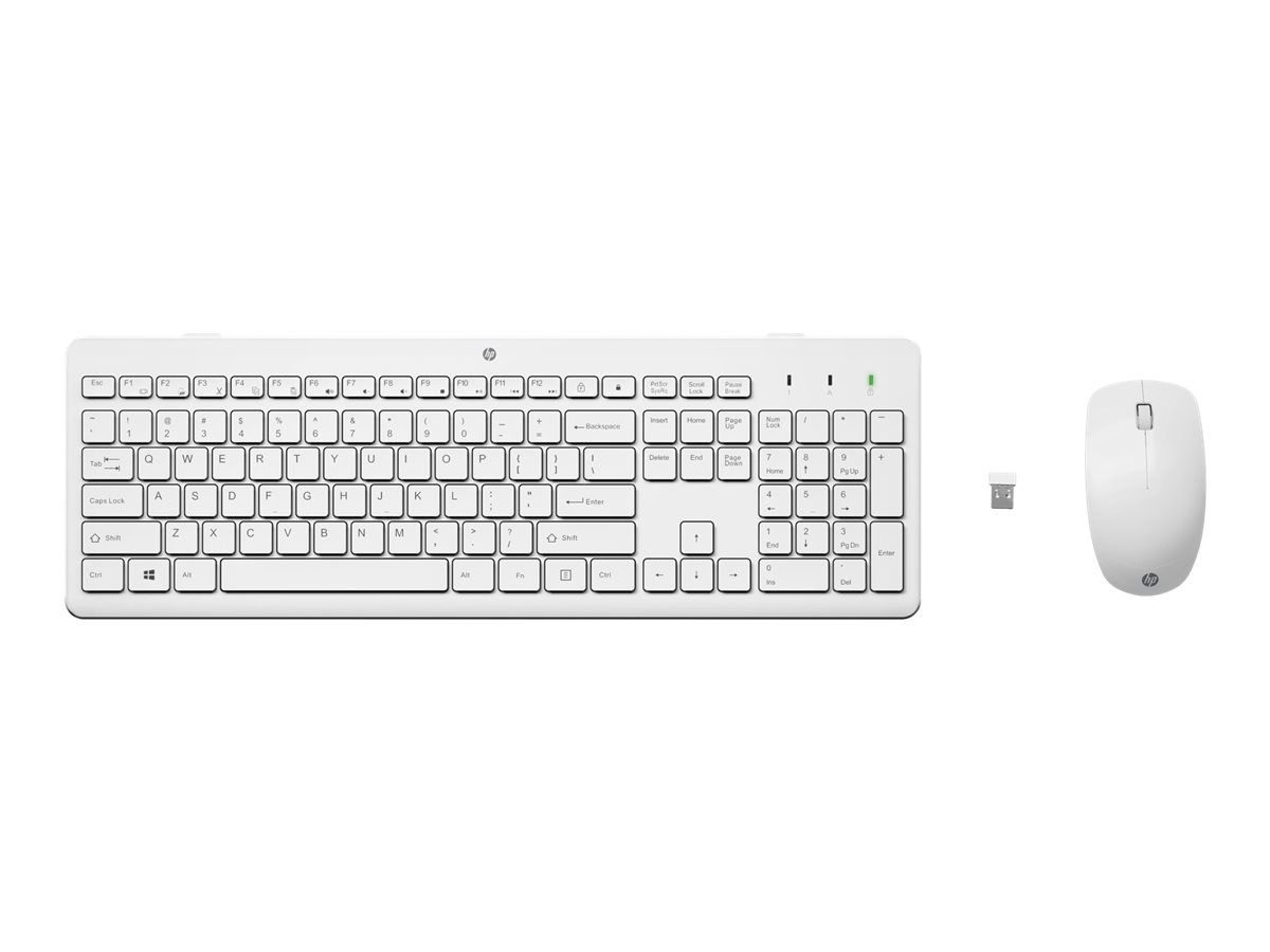 HP 230 - Tastatur-und-Maus-Set - kabellos - 2.4 GHz