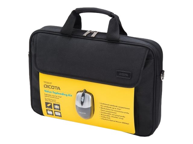 Dicota Value Toploading Kit - Notebook-Tasche - 39.6 cm (15.6")