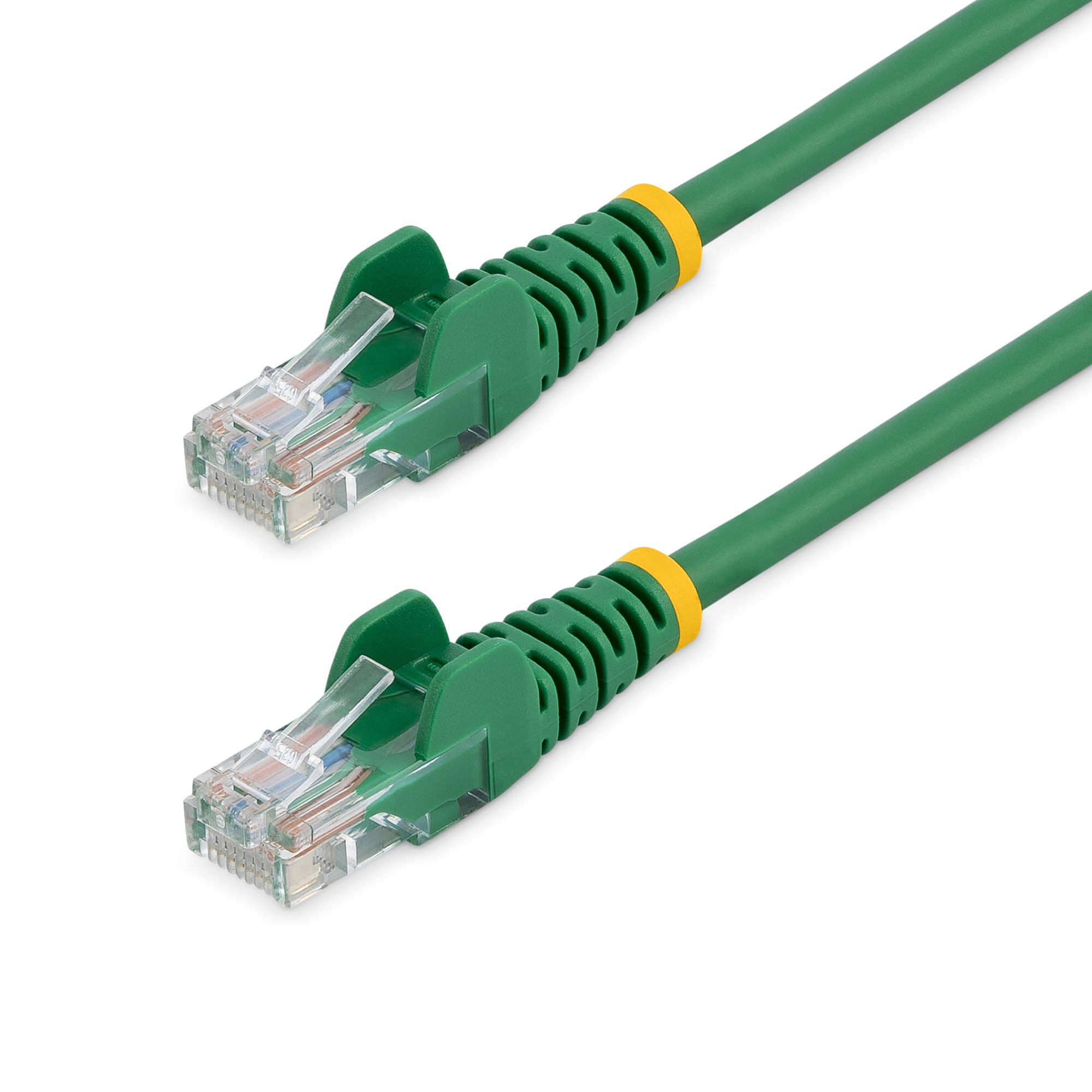 StarTech.com 0,5m Cat5e Ethernet Netzwerkkabel Snagless mit RJ45 - Cat 5e UTP Kabel - Grün - Patch-Kabel - RJ-45 (M)