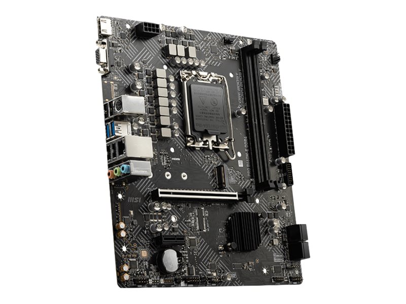 MSI PRO B660M-E DDR4 - Motherboard - micro ATX - LGA1700-Sockel - B660 Chipsatz - USB 3.2 Gen 1 - Gigabit LAN - Onboard-Grafik (CPU erforderlich)