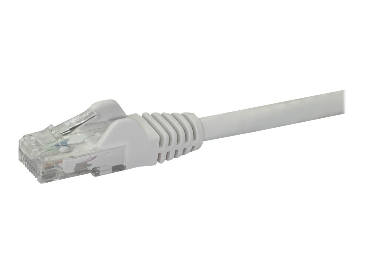 StarTech.com 0,5m Cat6 Snagless RJ45 Ethernet Netzwerkkabel - Weiß - 50cm Cat 6 UTP Kabel - Netzwerkkabel - RJ-45 (M)