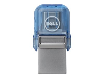 Dell Combo - USB-Flash-Laufwerk - 128 GB - USB 3.0/USB Typ C