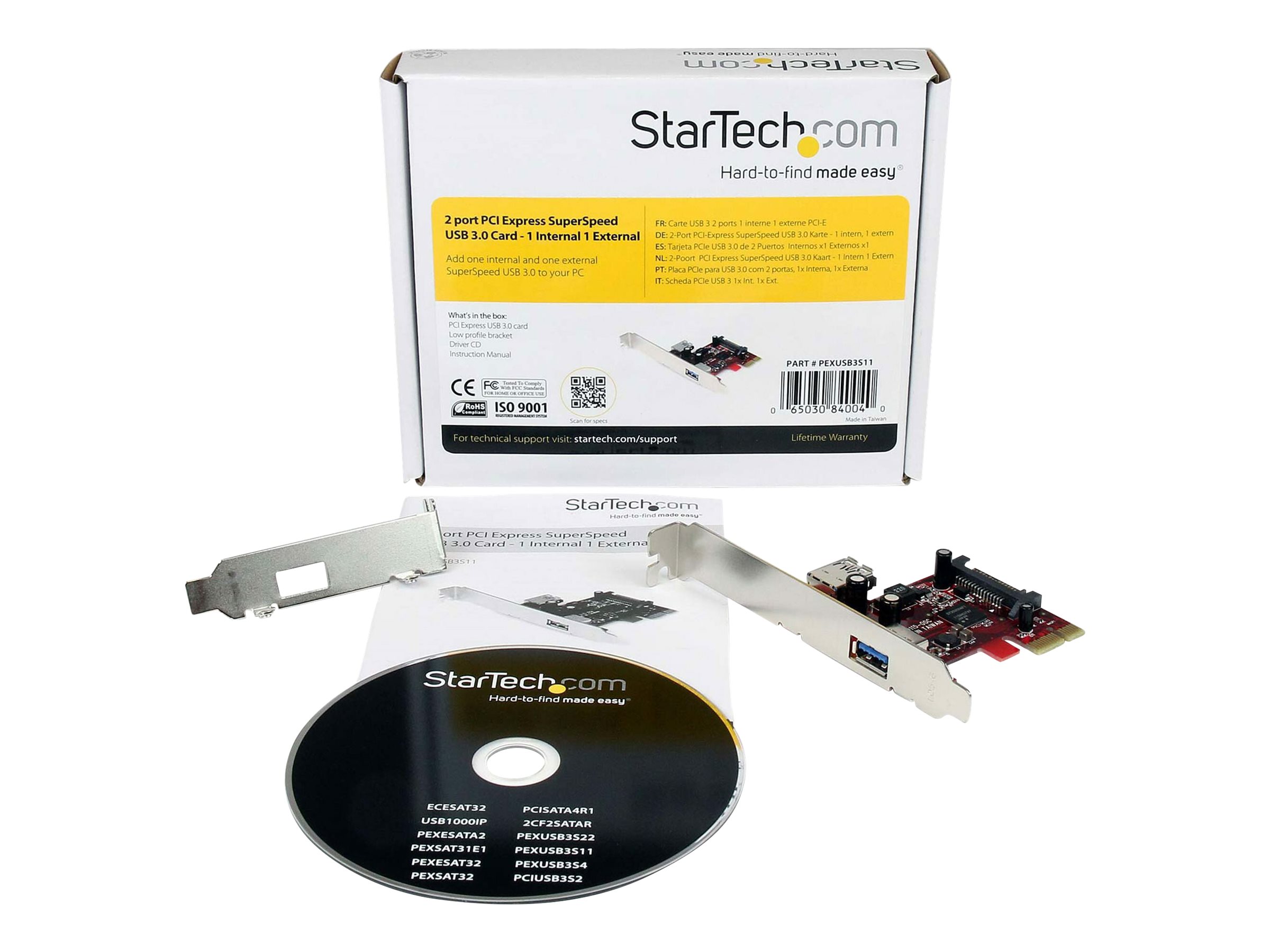 StarTech.com 2 Port USB 3.0 SuperSpeed PCI Express Schnittstellenkarte mit UASP Unterstützung