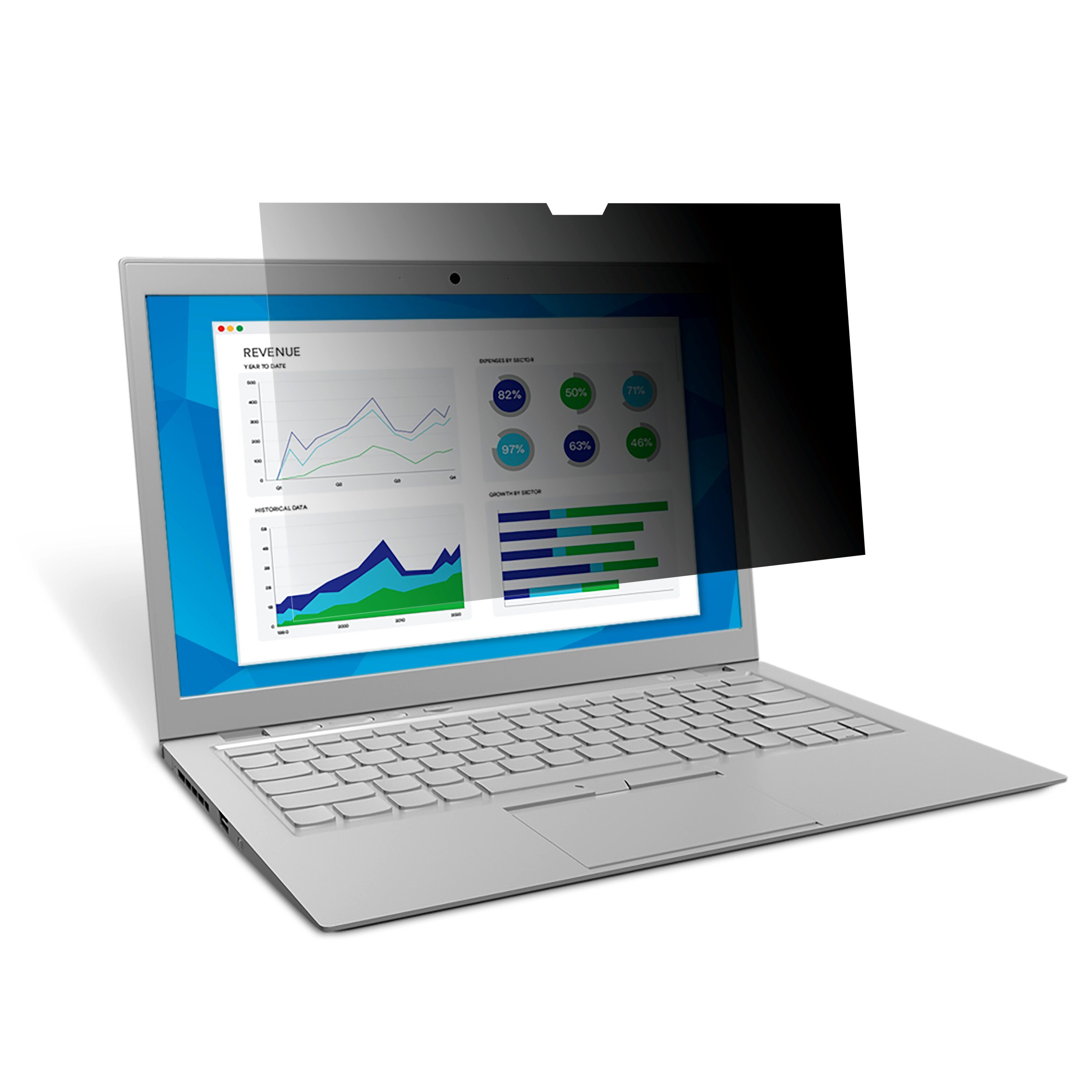 3M Blickschutzfilter for 12.5" Widescreen Laptop with COMPLY Attachment System - Blickschutzfilter für Notebook - 31,8 cm Breitbild (12,5" Diagonale)