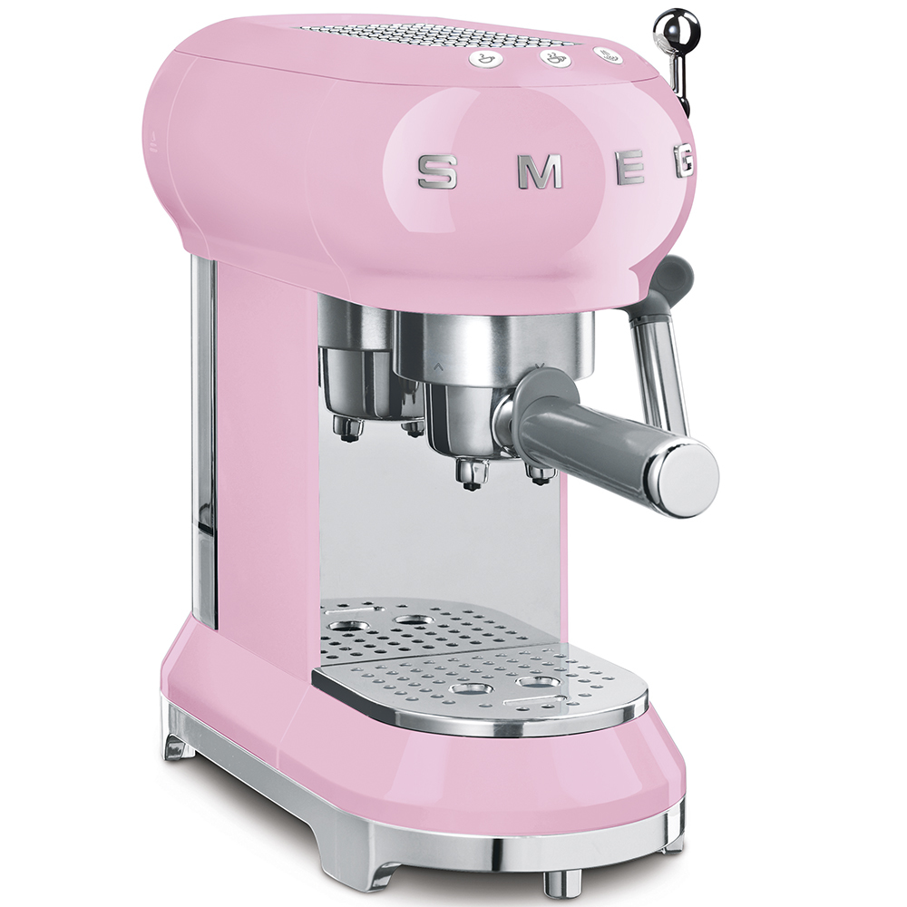 SMEG 50's Style ECF01PKEU - Kaffeemaschine mit Cappuccinatore