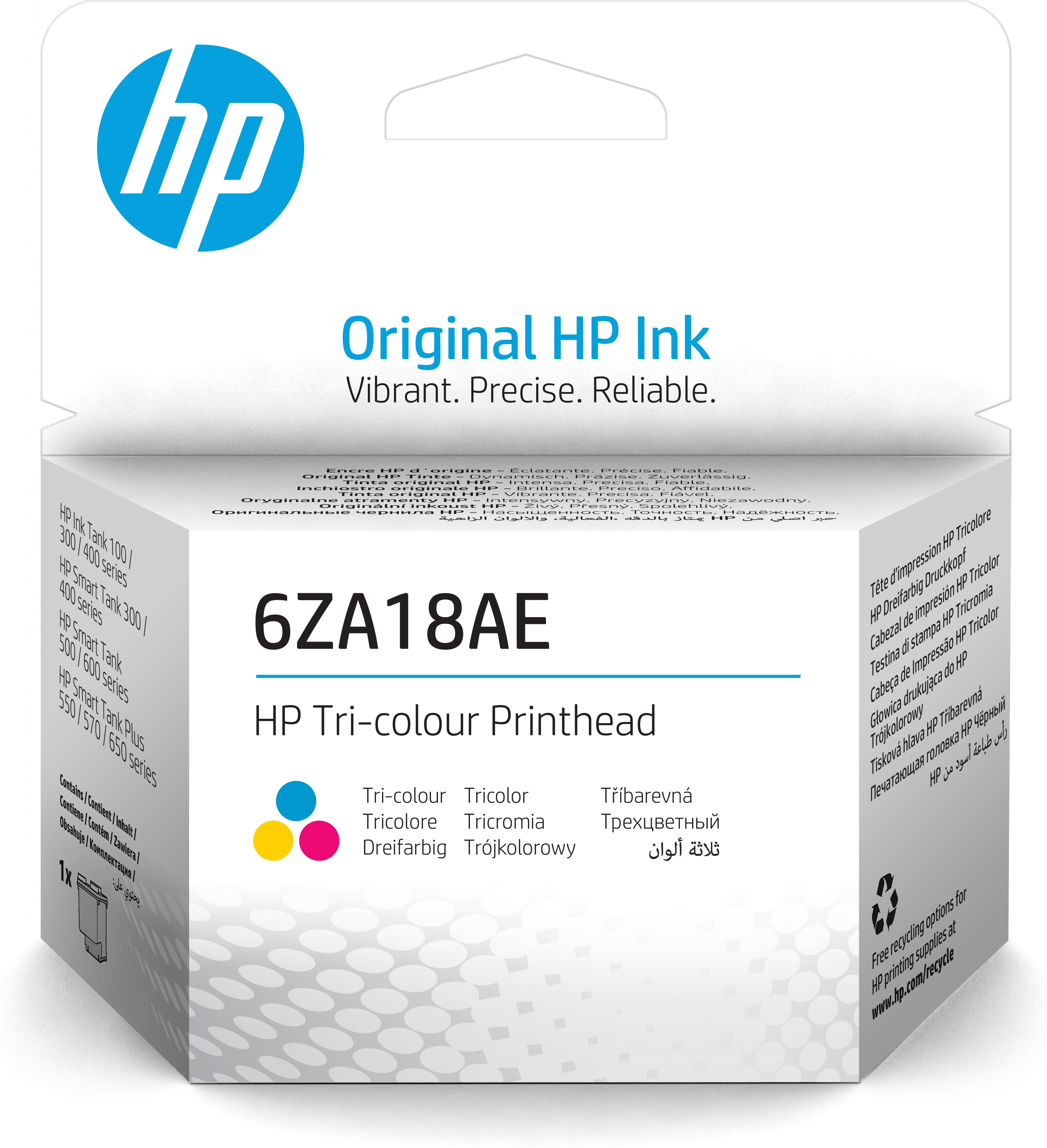 HP  Farbe (Cyan, Magenta, Gelb) - Druckkopf