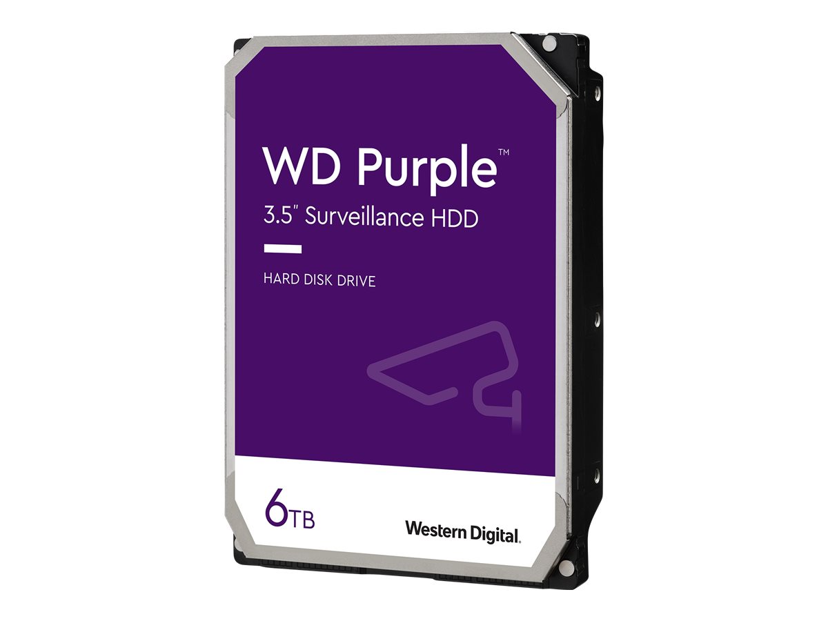 WD Purple Surveillance Hard Drive WD60PURX - Festplatte - 6 TB - intern - 3.5" (8.9 cm)