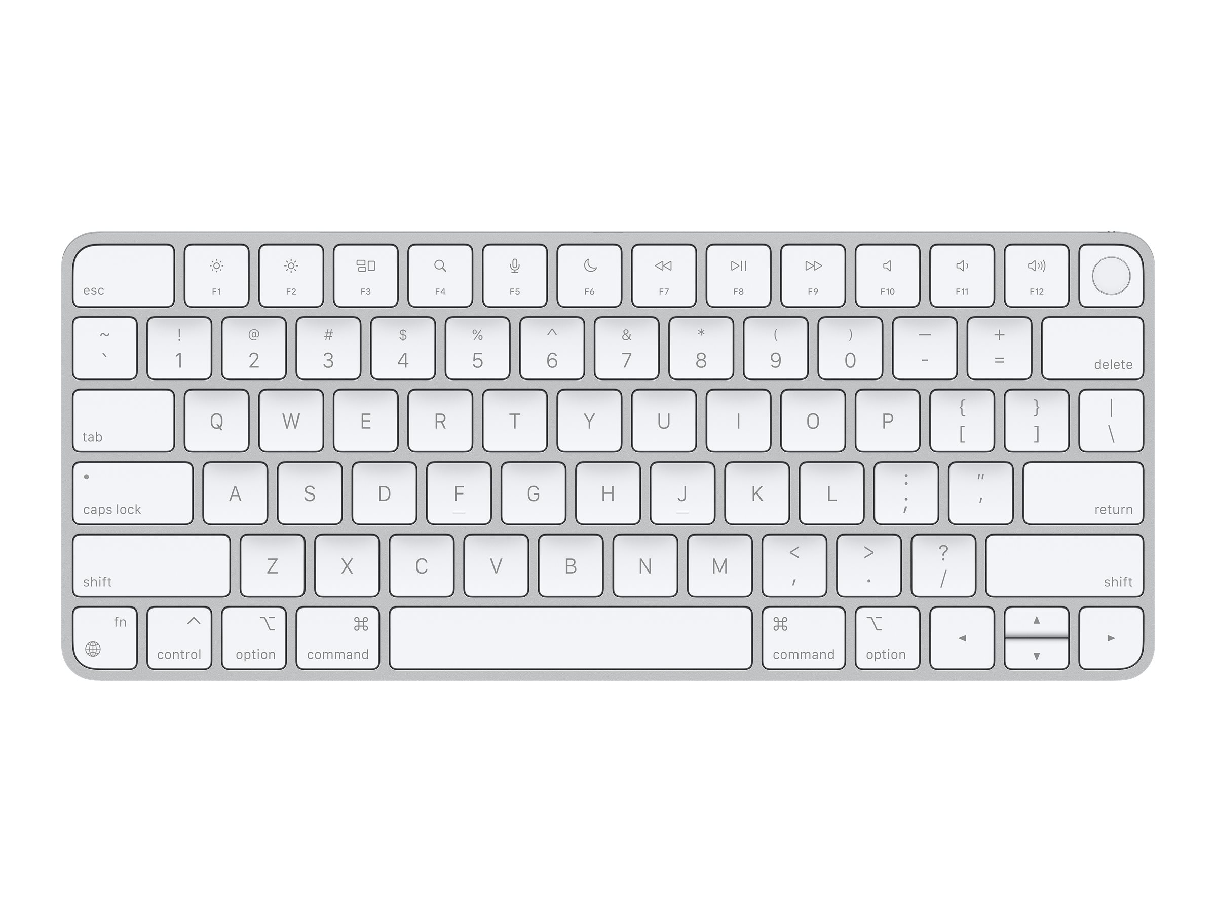 Apple Magic Keyboard with Touch ID - Tastatur - Bluetooth, USB-C - QWERTY - Dänisch - für iMac (Anfang 2021)
